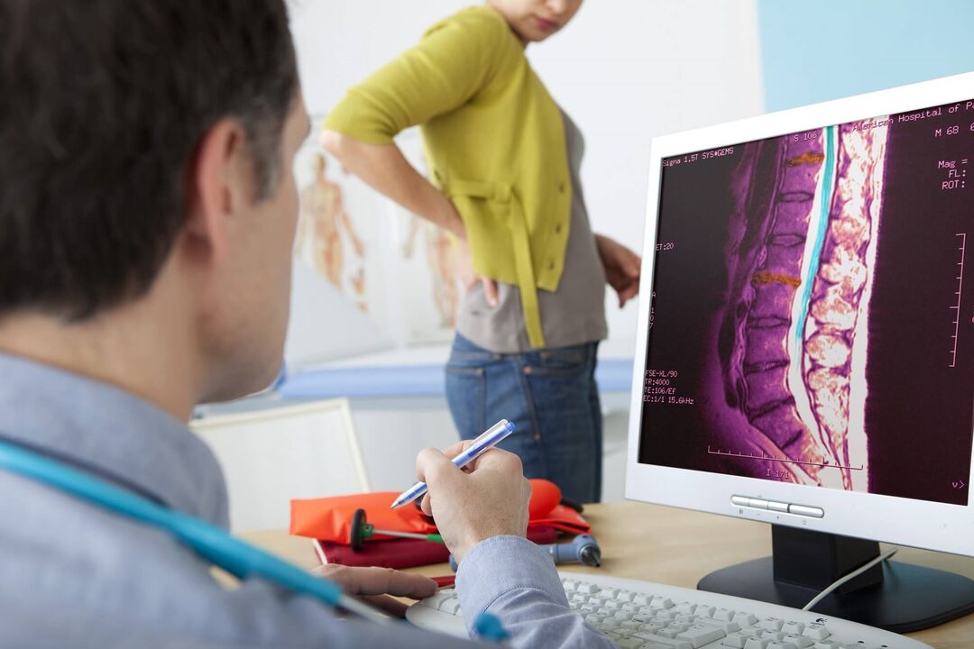 Diagnóstico de osteocondrosis lumbar